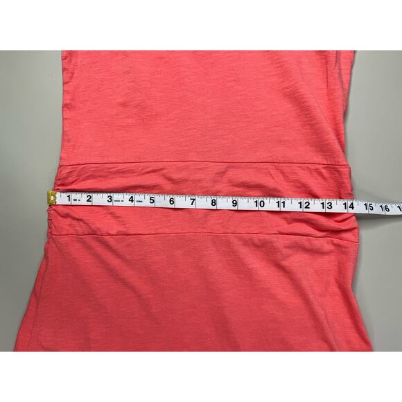 Toad & Co Long Island Maxi Dress Sm Coral Stretch Summer Vacation Sustainable - Picture 8 of 16